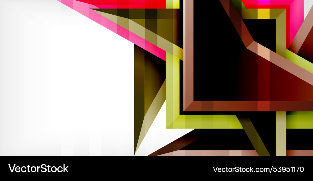 Abstract background color triangles and arrows Abstract background color triangles and arrows Vector Image