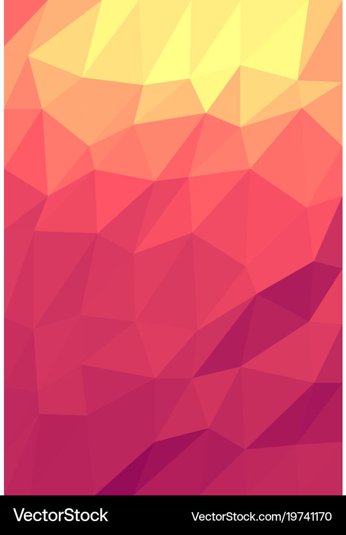 Abstract triangular mosaic vector image