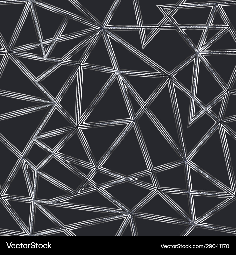 Monochrome triangle seamless pattern Monochrome triangle seamless pattern vector image