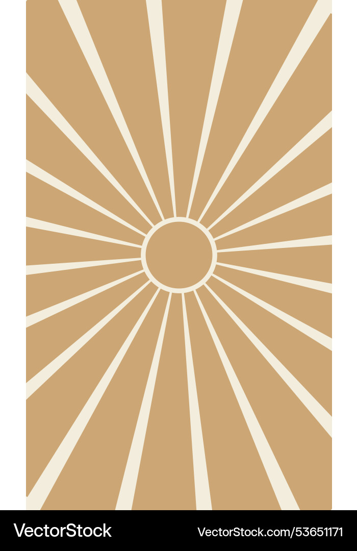 A vertical background of color rays in circle A vertical background of color rays in circle vector image