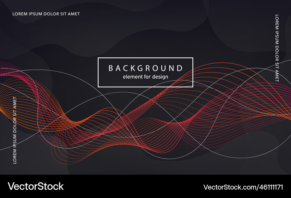 Abstract background wave element for design Abstract background wave element for design vector image