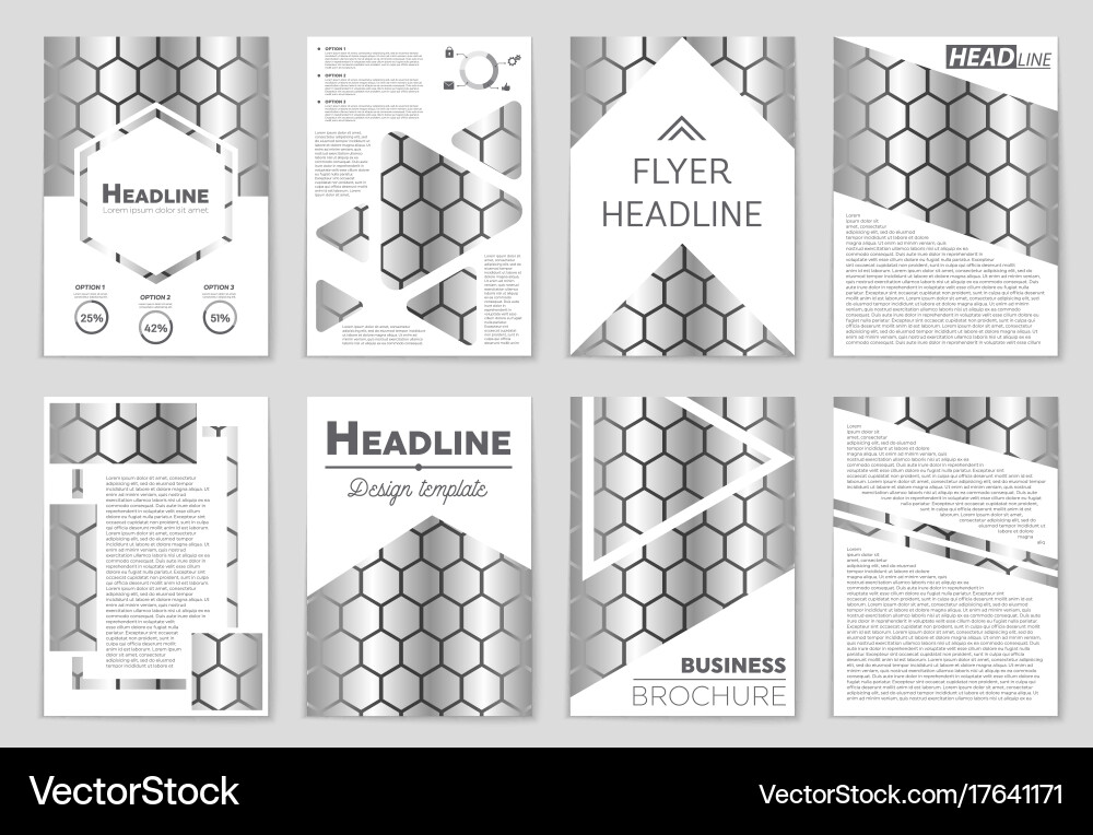 Abstract layout background set for art vector image