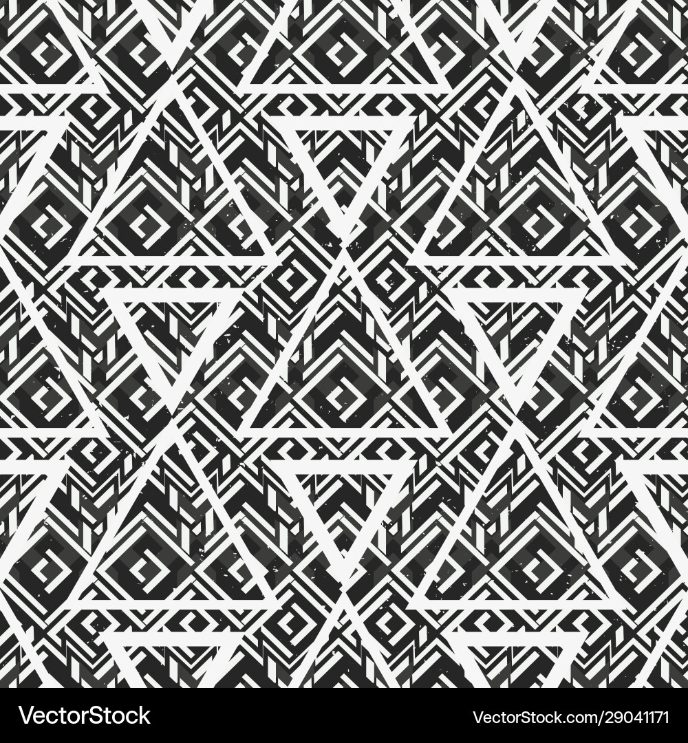 Geometric Triangle Pattern Vector Image
