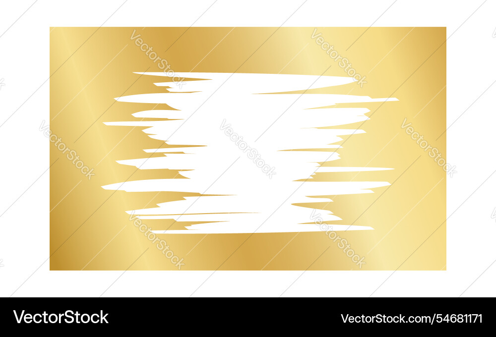 Golden rectangle scratch card surface with scraped Golden rectangle scratch card surface with scraped vector image
