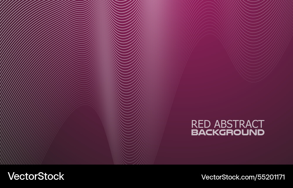 Red gradient with curve line abstract background Red gradient with curve line abstract background Vector Image