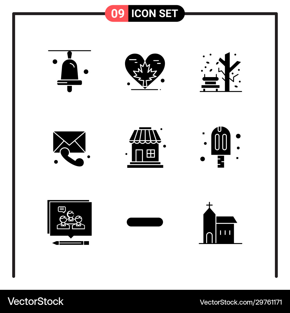 Set 9 solid style icons for web and mobile Set 9 solid style icons for web and mobile Vector Image