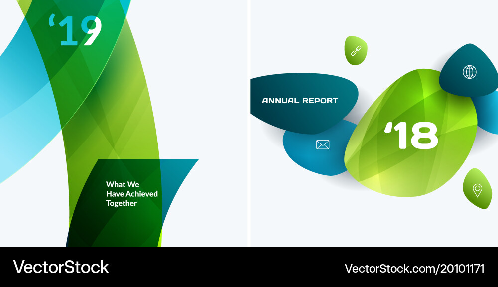 Set of abstract design for graphic template vector image