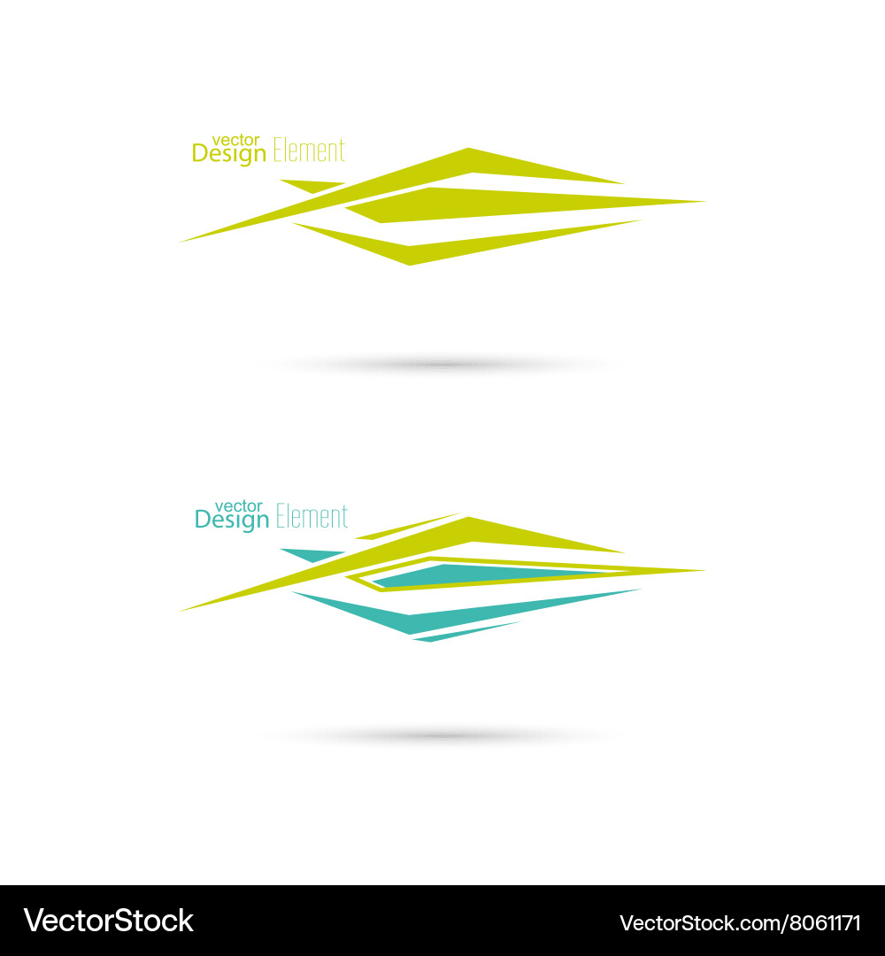 Sharp dynamic geometric shape vector image
