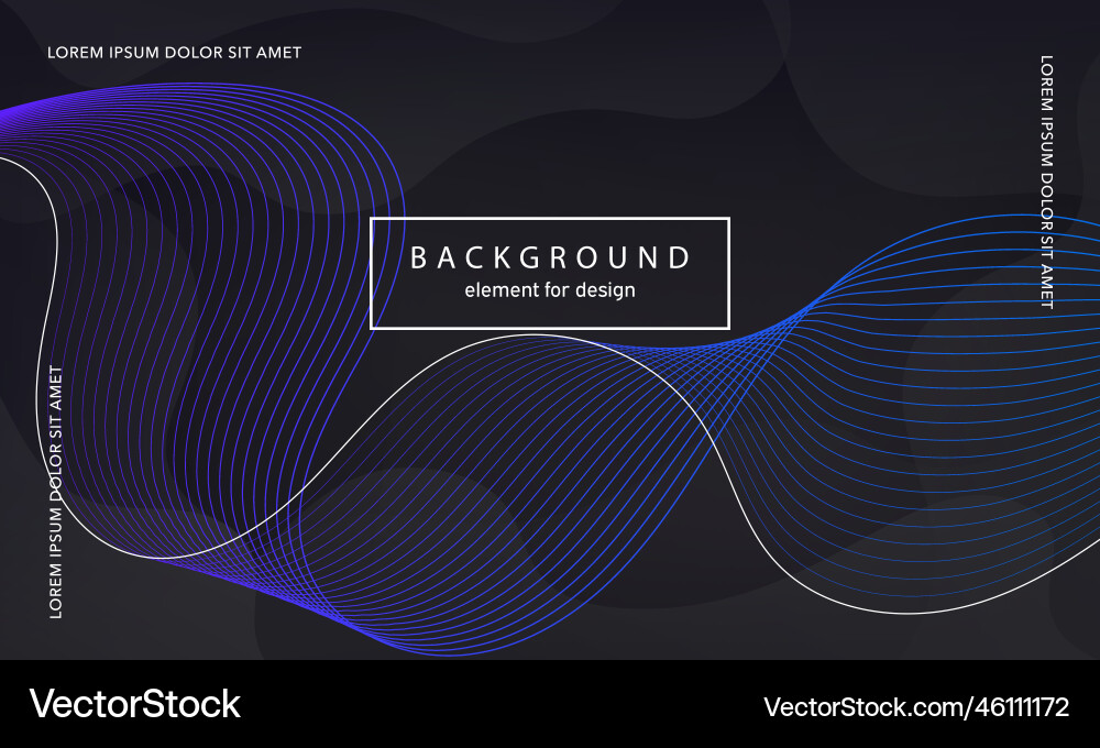 Abstract background wave element for design – Royalty-Free Vector ...