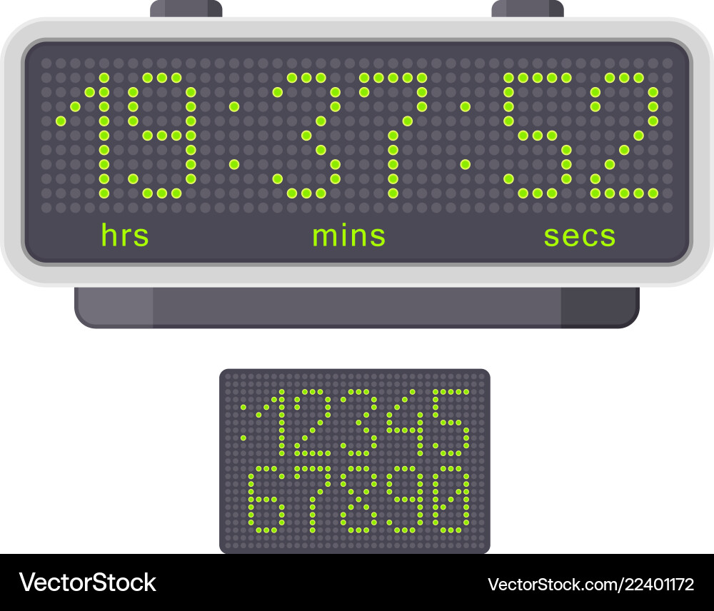 Clock Timer Stopwatch Countdown vector image