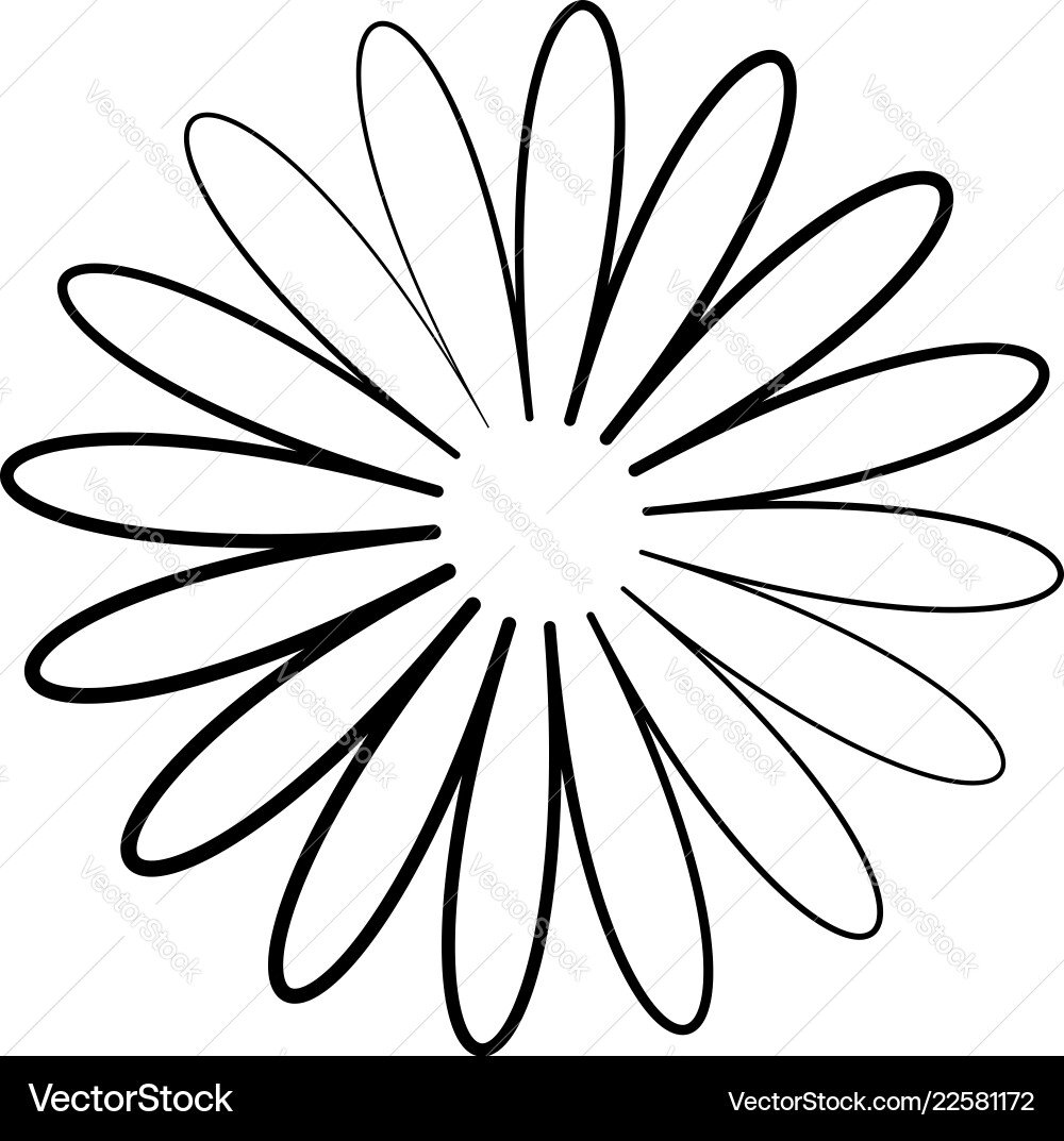 Geometric radial element abstract concentric Geometric radial element abstract concentric vector image
