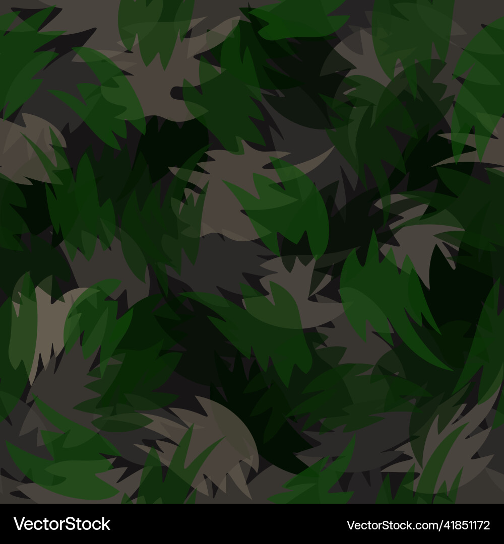 Jungle Camo Pattern vector image