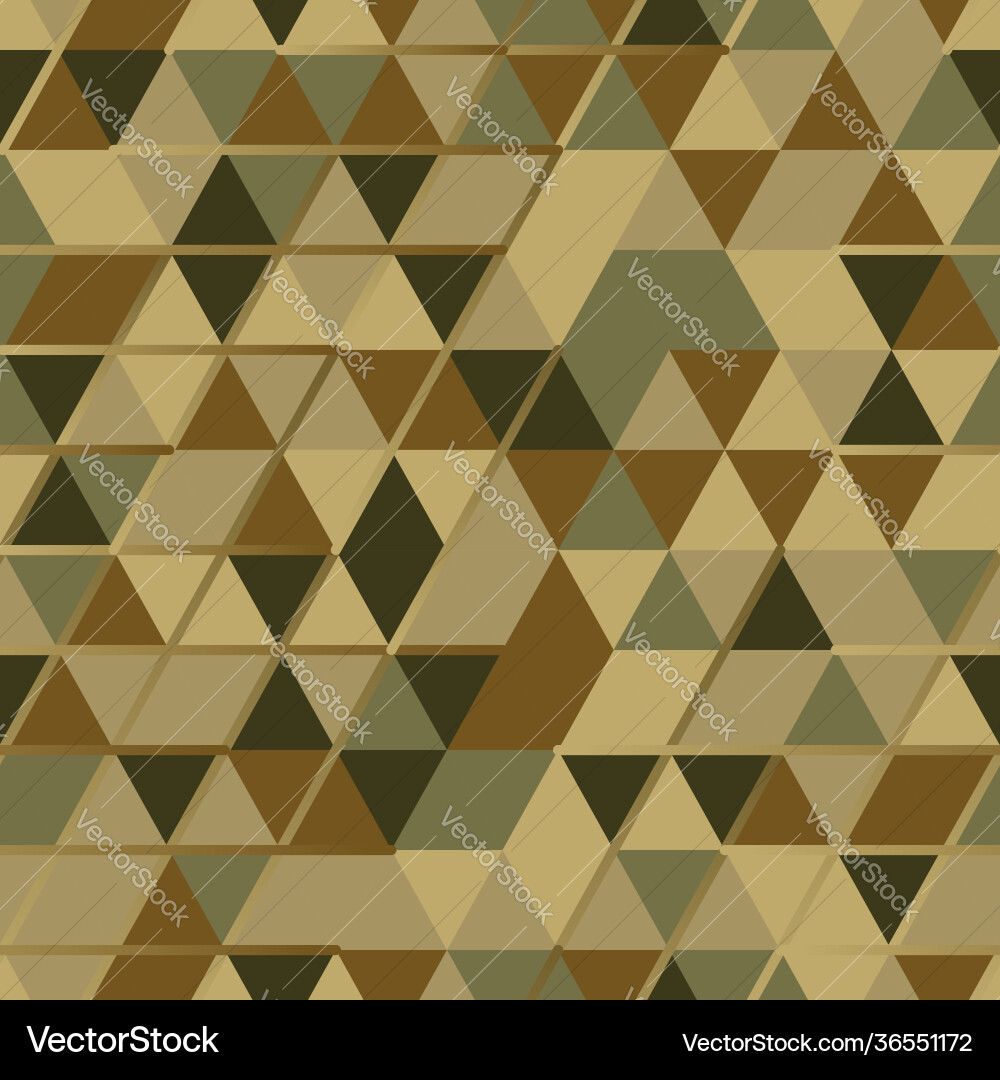 Khaki seamless pattern with triangular protection Khaki seamless pattern with triangular protection vector image