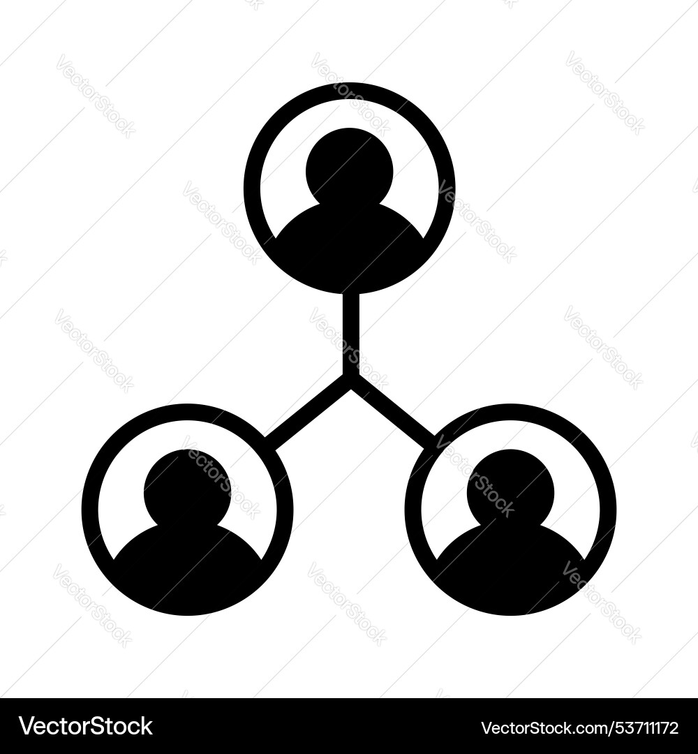 User network vector image