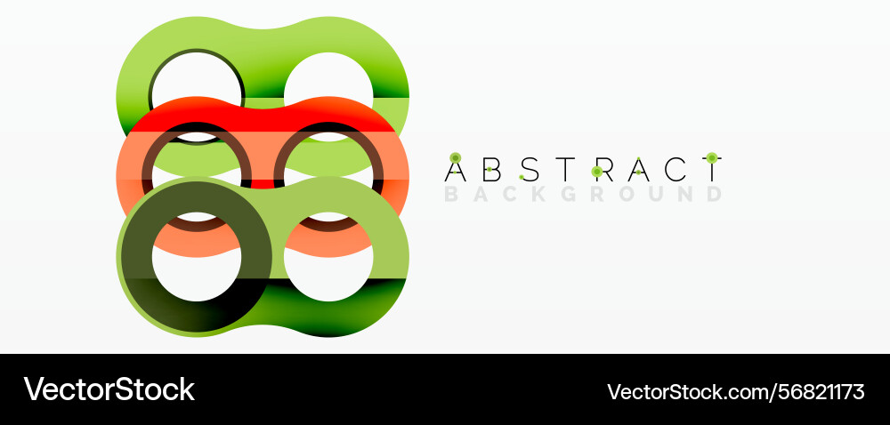 Abstract design features overlapping circles Abstract design features overlapping circles vector image
