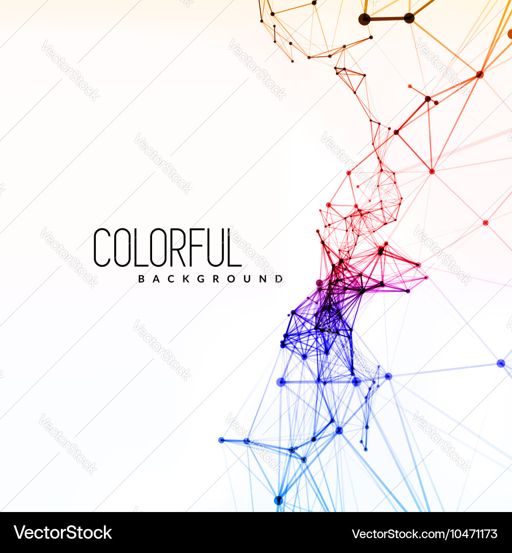 Abstract Network Connection vector image