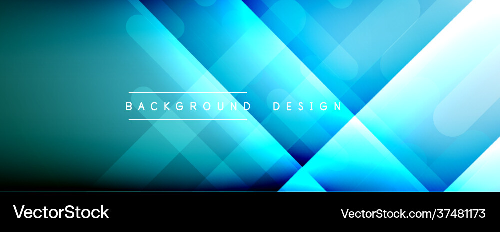 Dynamic lines abstract background 3d shadow Vector Image
