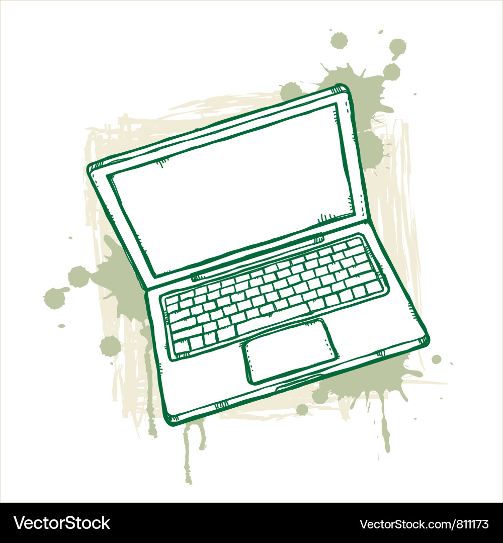 Grunge notebook Vector Image