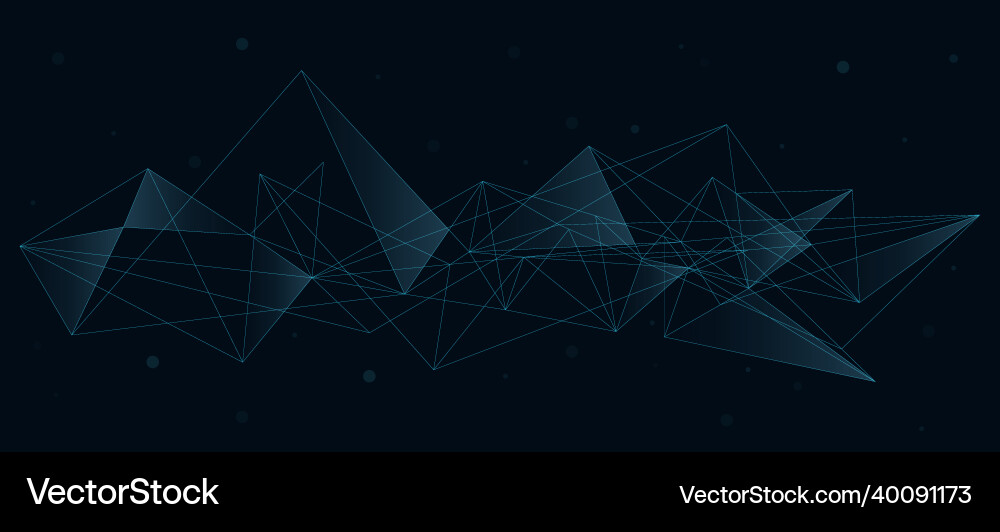 Network Connection Background vector image