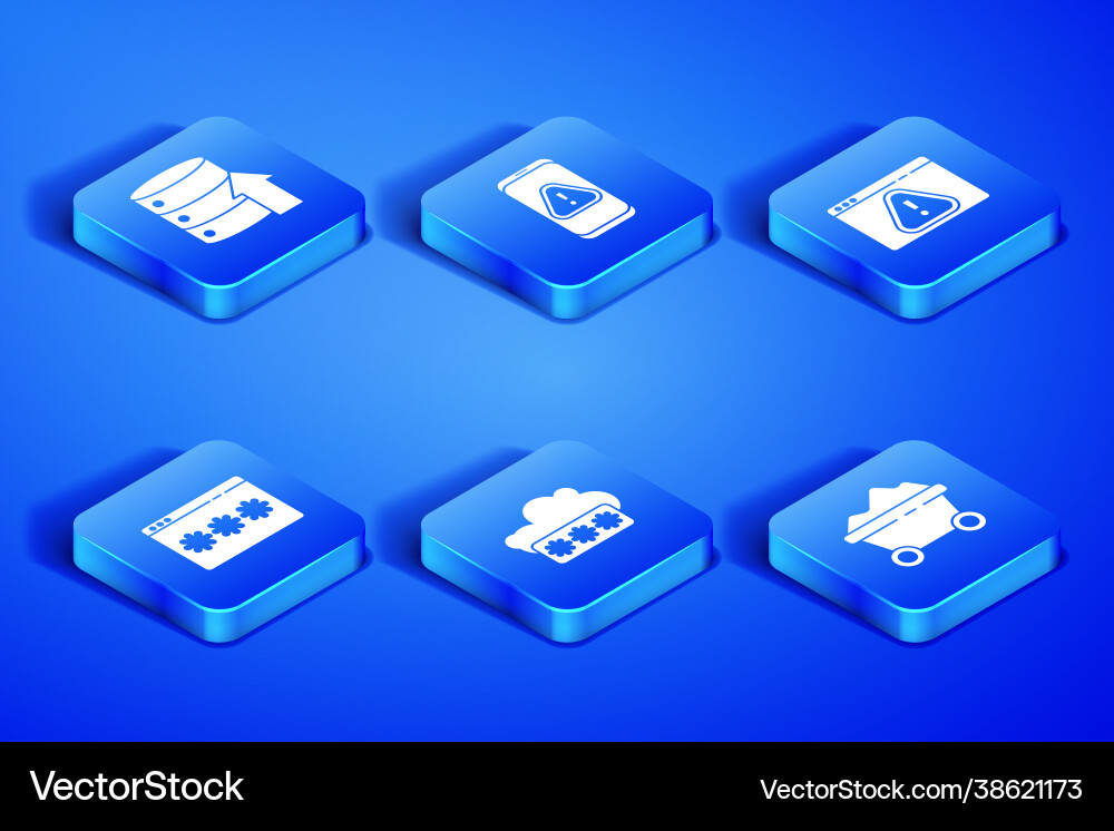 Set coal mine trolley server data web hosting Set coal mine trolley server data web hosting Vector Image