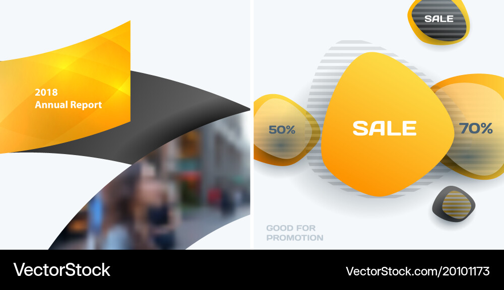 Set of abstract design for graphic template vector image