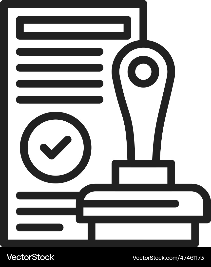 Validation icon image Vector Image