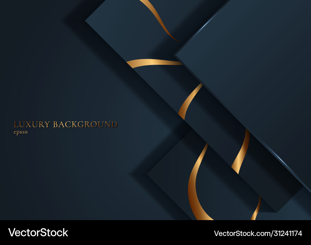 Abstract background blue geometric square shape Vector Image