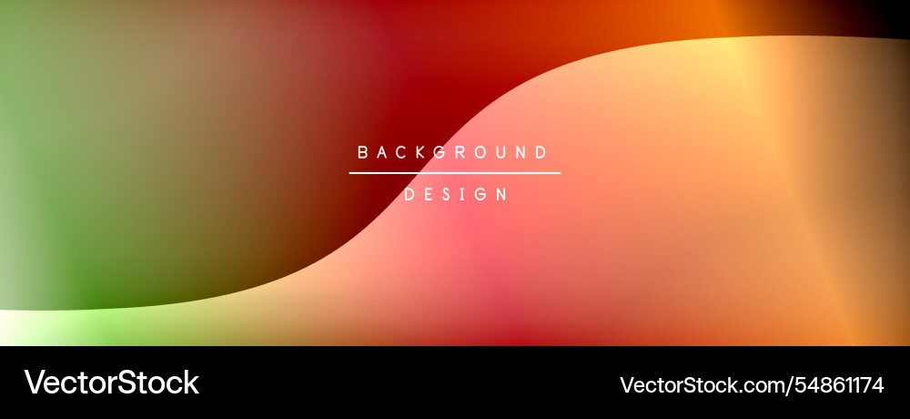 Bright rainbow style color gradient with curve Bright rainbow style color gradient with curve vector image