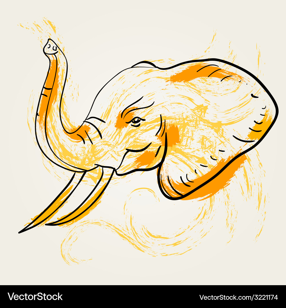 Elephane Vector Elephant Royalty Free Vector Image - VectorStock