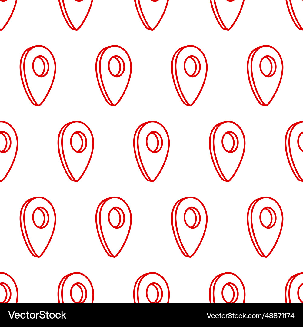 Location map marker pattern Vector Image