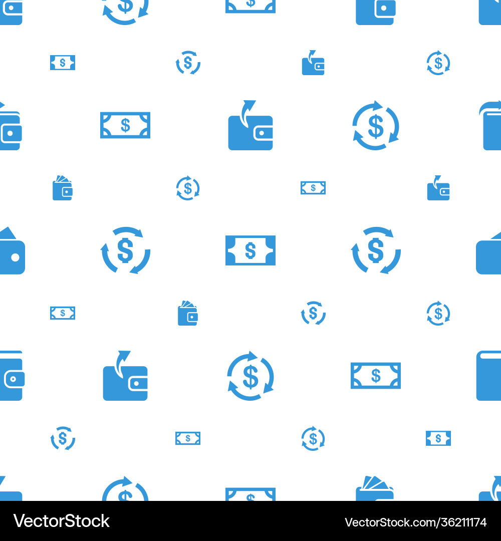Saving icons pattern seamless white background Vector Image