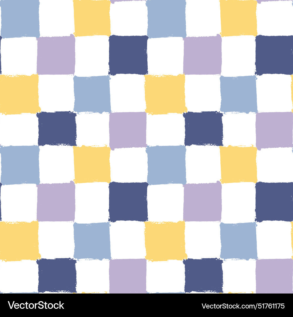 Checkered pattern seamless background colorful Checkered pattern seamless background colorful vector image