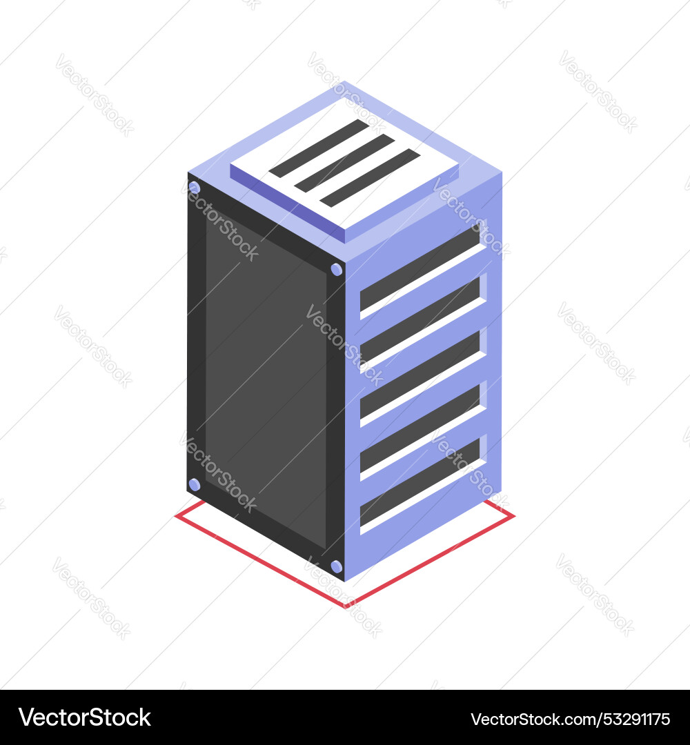 Data server Vector Image