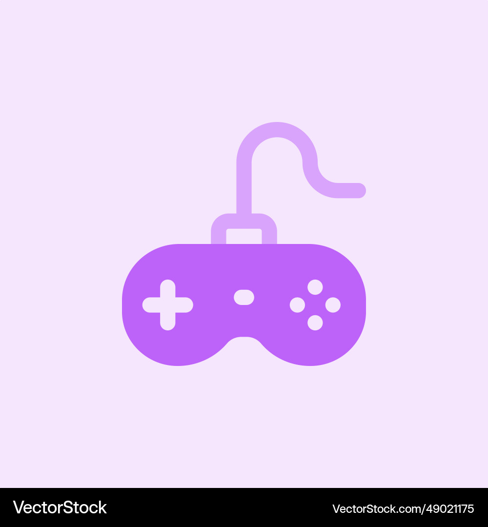 Gamepad an input device for video game consoles vector image