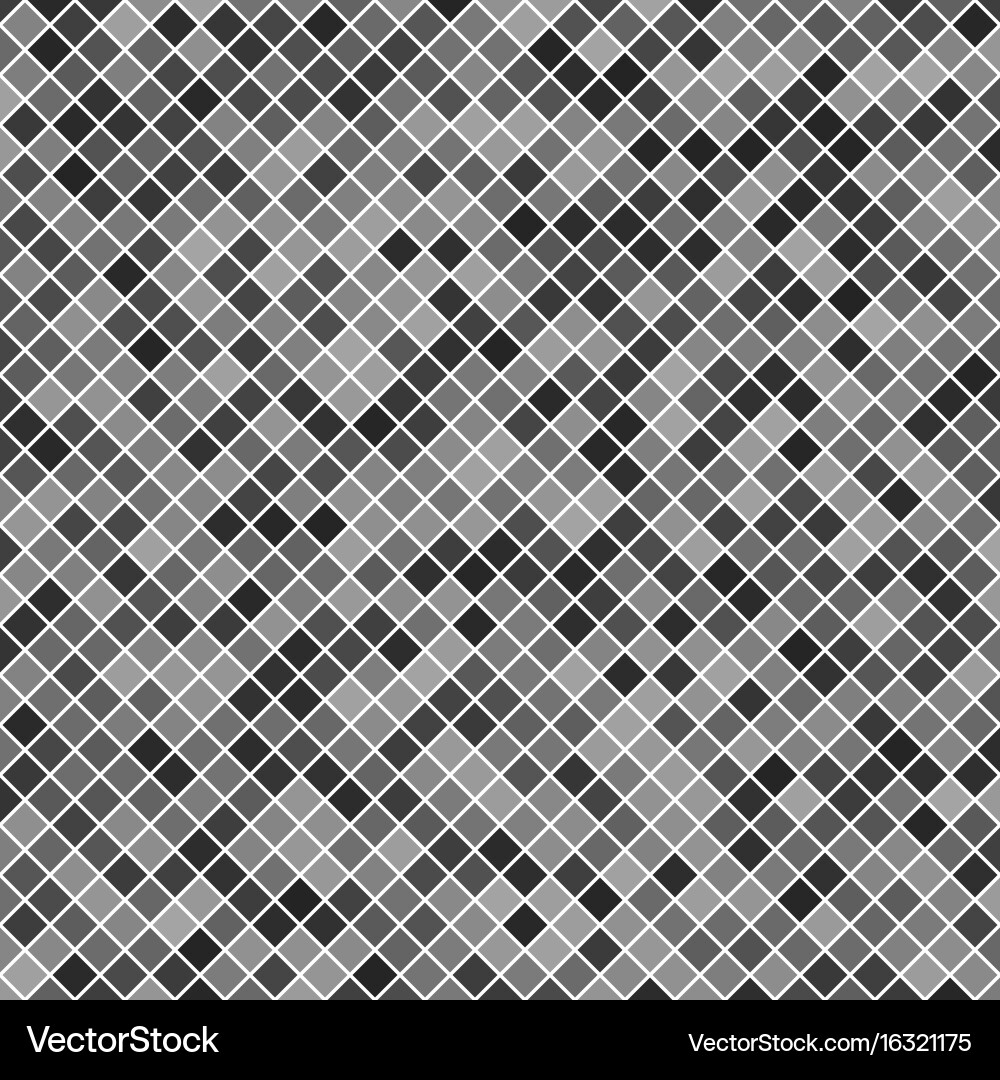Grey square pattern background - geometric from vector image