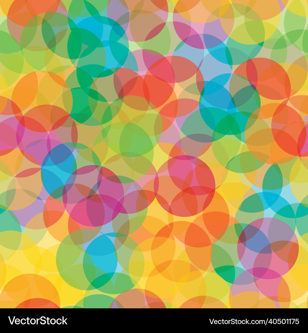 Multicolored background of transparent overlapping Vector Image