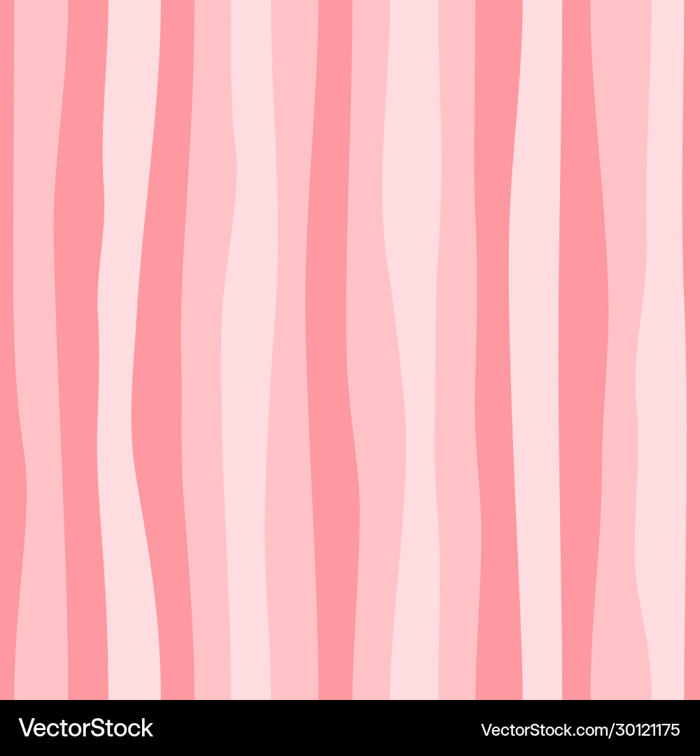 Pink curve line seamless pattern abstract vector image