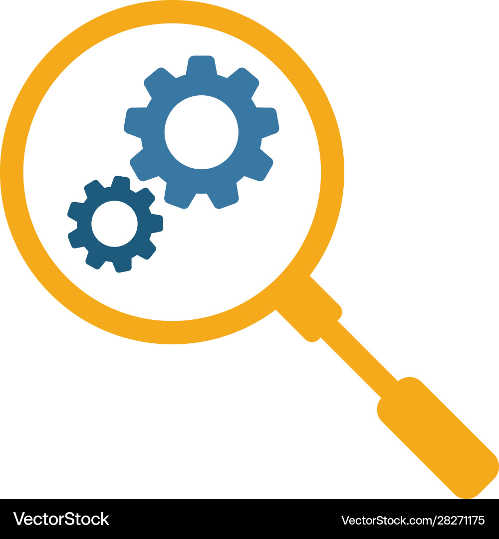Search optimization icon simple element from seo Vector Image