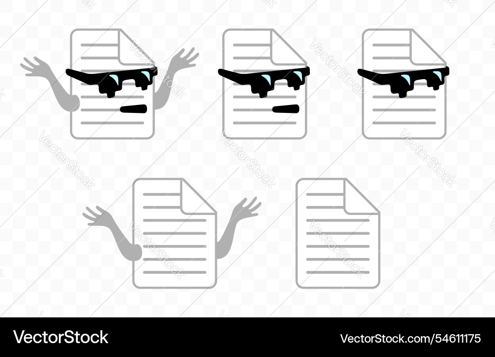 Text document folders and file graphic design Text document folders and file graphic design vector image