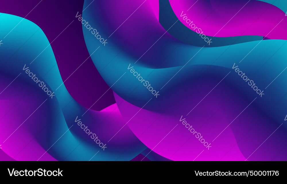 Abstract background 3d of a fluid shape design Vector Image