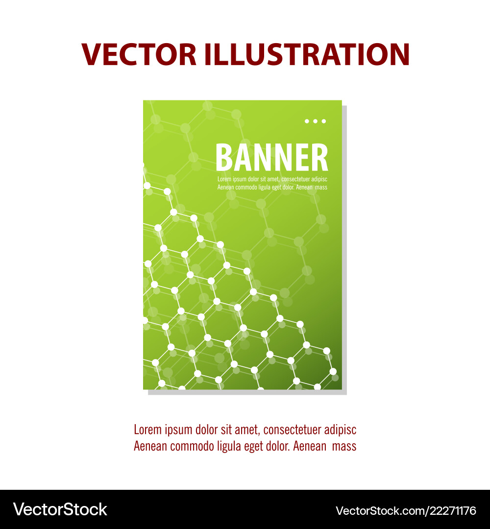 Abstract geometric design banner web template Vector Image