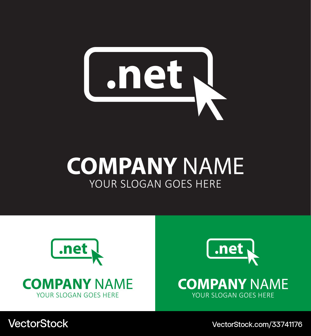 Domain net icon top-level internet vector image