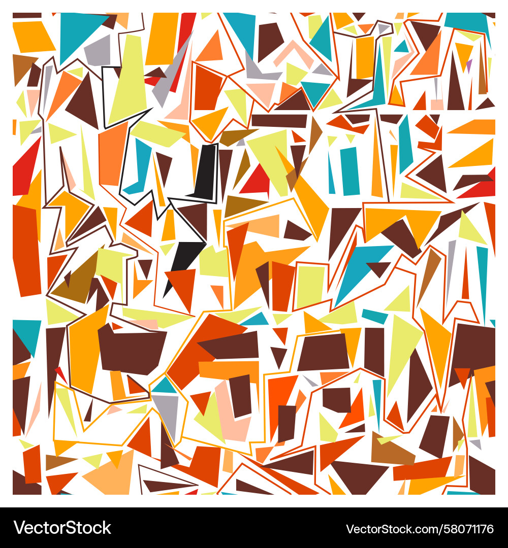 Geometric Triangular Pattern Vector Image