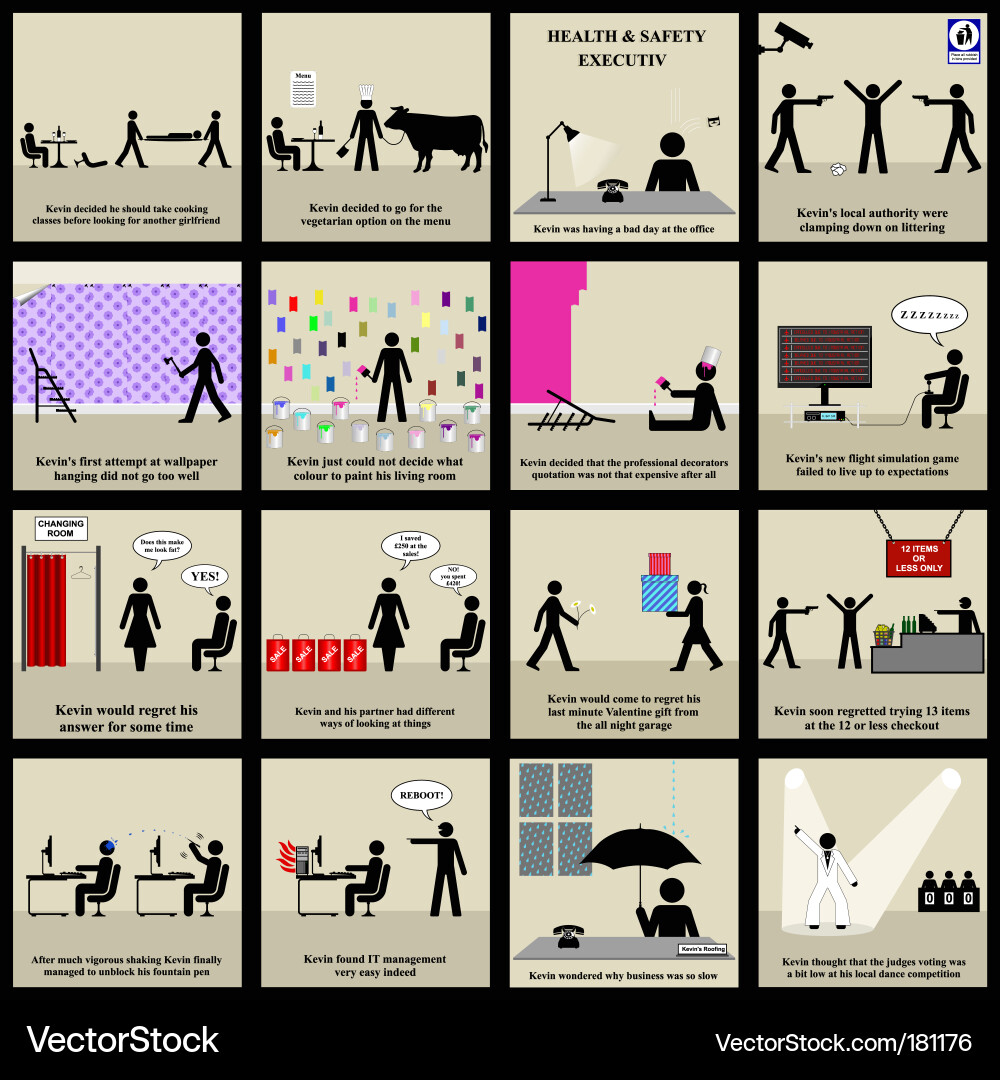 Kevin Series Graphics vector image