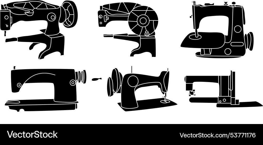 Sewing machine head Vector Image
