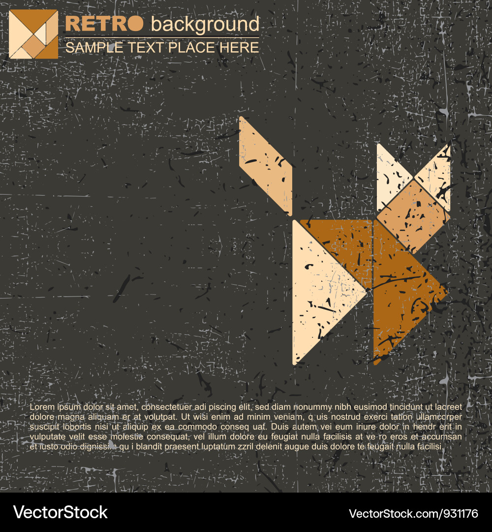 Tangram cat Vector Image