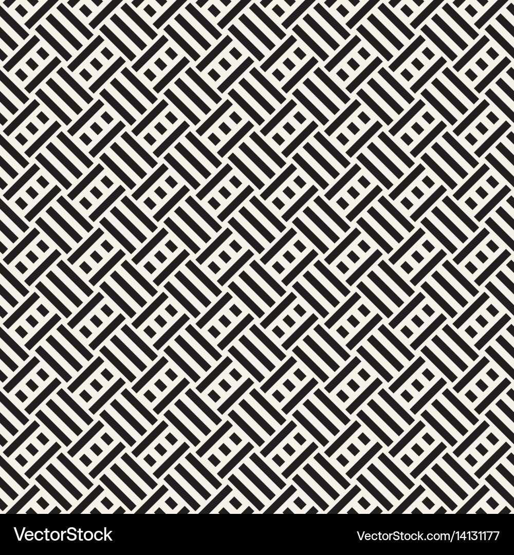 Abstract geometric pattern with stripes lattice vector image