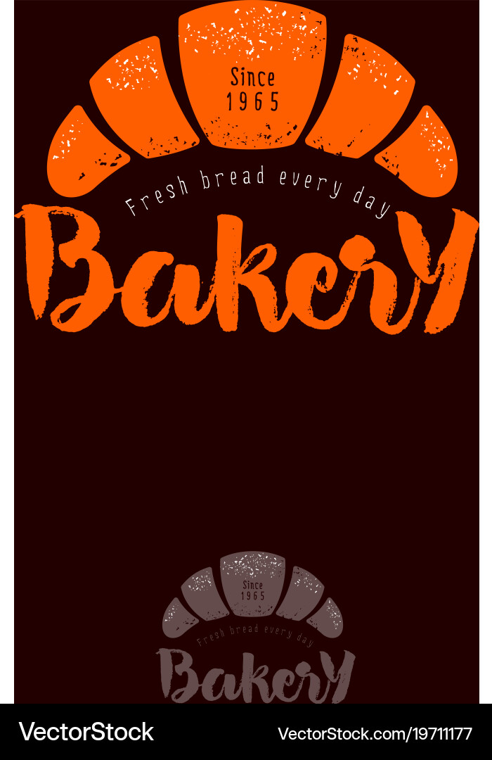 Bakery logo Royalty Free Vector Image - VectorStock