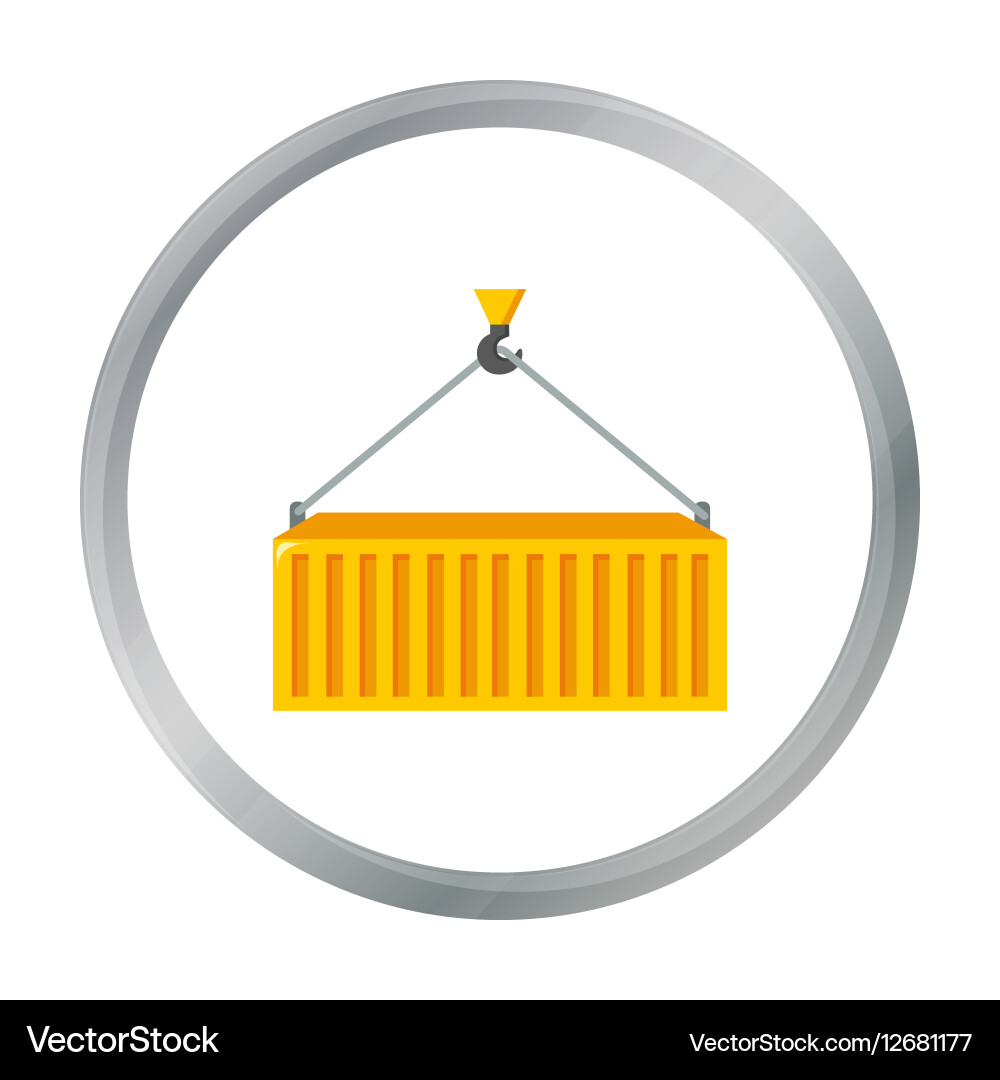 Container icon of for web Vector Image