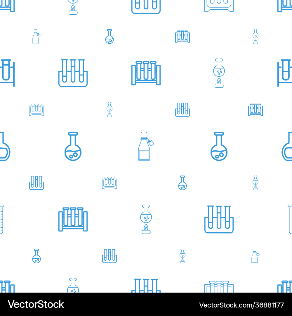 Lab icons pattern seamless white background Lab icons pattern seamless white background Vector Image